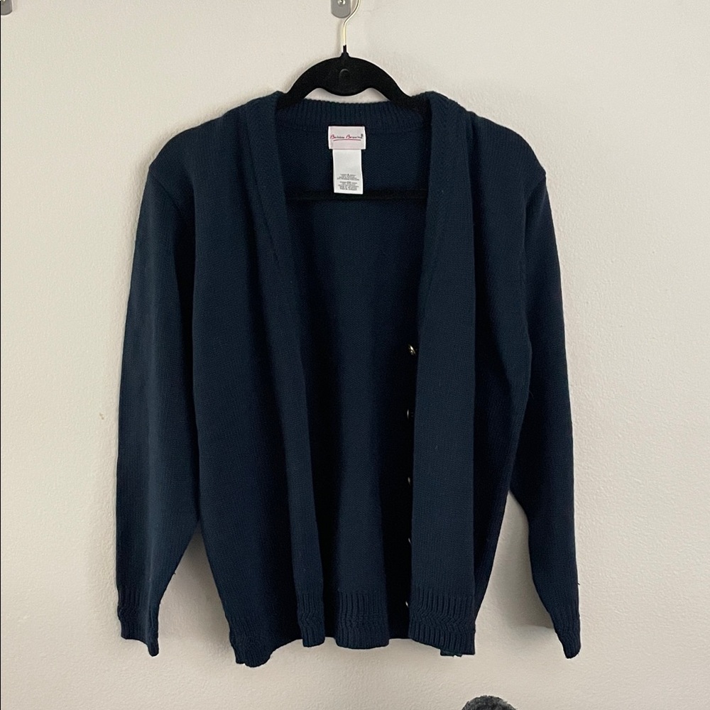 Bobbie Brooks Deep Blue Open Cardigan